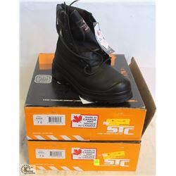 2 PAIRS OF SZ 7 STC STEEL TOE WORKBOOTS