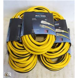 5 EXTREME DUTY OUTDOOR 25FT EXTENSION CORD