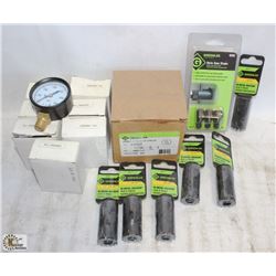 FLAT OF GREENLEE PRODUCTS & ACCUTEK GAUGES