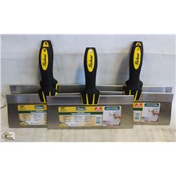 FLAT OF FIVE 10" RICHARD ERGO-GRIP TAPING KNIFE