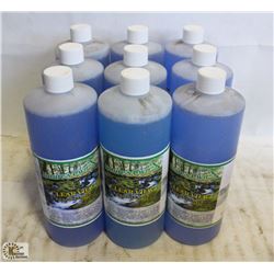 9 BOTTLES OF NATURE'S OWN CLEAR VIEW GLASS CLEANER