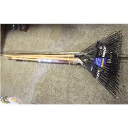 3 NEW TRUE TEMPER 24-TINE HD RAKE & ICE CHIPPER