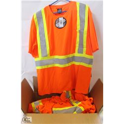 BOX OF APPROX. 12 FORCEFIELD CREWNECK BIRDS EYE