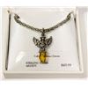 Image 1 : NEW  STERLING SILVER/ZIRCONIA  ANGEL NECKLACE