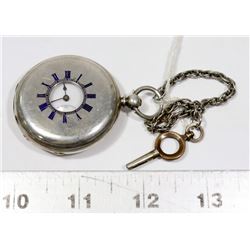 SWISS MADE JOHN WALKER DEMI HUNTER POCKET WATCH