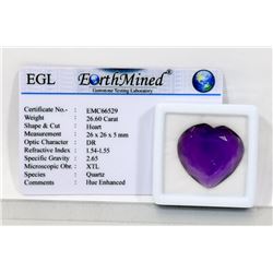 #13- PURPLE AMETHYST GEMSTONE 26.60CT