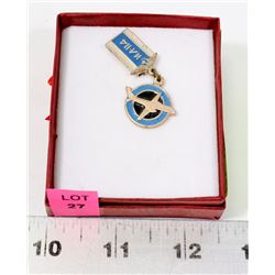 RUSSIAN PILOT AIRPLANE PIN/MEDAL