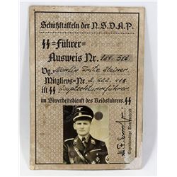 NAZI SS NSDAP ID.