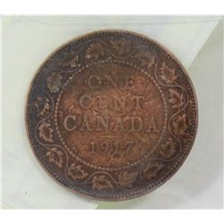1917 CANADIAN LARGE PENNY.
