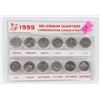 Image 1 : 1999 MILLENIUM QUARTER SET