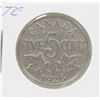 Image 1 : KEY DATE 1926 CANADIAN GV 5 CENT COIN