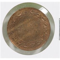 UNCIRCULATED 1916 CANADIAN GEORGE V 1 CENT COIN