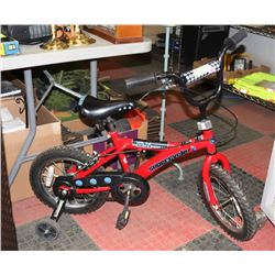 CHILDREN'S XR14 SUPER CYCLE WITH TRAINING WHEELS