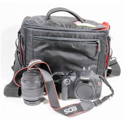 CANON EOS REBEL T5 CAMERA WITH CANON EF-X 18-55MM