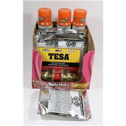 FLAT OF ASSORTED INCLUDING DOOR KNOB, BEHR