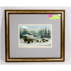 SMITH WINTER BY JAMES A MACBETH FRAMED AND MATTED