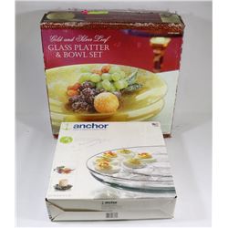 DEVILED EGG TRAY AND FRUIT BOWL