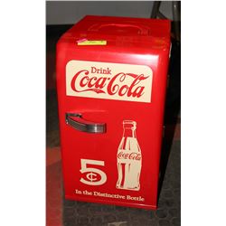 NEW MINI COCA-COLA VINTAGE STYLE FRIDGE,
