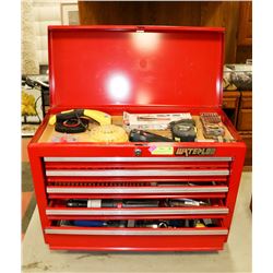 WATERLOO SHOP SERIES 5 DRAWER TOOL BOX WITH TOOLS