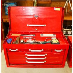 6 DRAWER MASTERCRAFT TOOL BOX WITH TOOLS