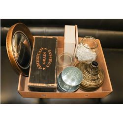 FLAT OF ASSORTED SHOWHOME DECOR