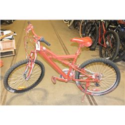 POLICE SEIZURE BIKE PAINTED ORANGE
