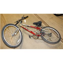 POLICE SEIZURE CCM REBEL RED AND SILVER BIKE