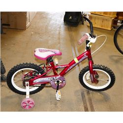 POLICE SEIZURE LOUIS GARNEAU RED BIKE WITH PINK