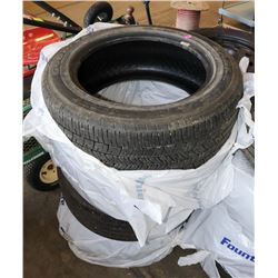 POLICE SEIZURE SET OF 4 EAGLE RS-8 245/55R18 TIRES