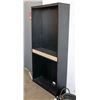 Image 1 : 6FT TALL BLACK BOOK CASE