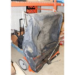 PULL BEHIND LAWN MOWER ATTACHMENT - BRUSH AND BAG