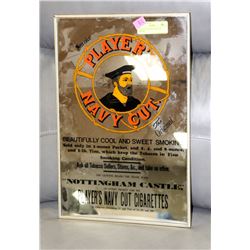 VINTAGE PLAYERS TOBACCO MIRROR