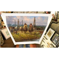 GICLEE ON CANVAS 24" X 36"  "TEXAS HERITAGE" BY