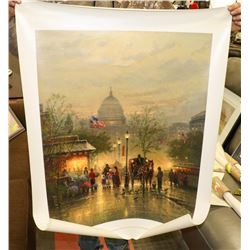 GICLEE ON CANVAS 30" X 24"  "DREAMS OF A NATION"