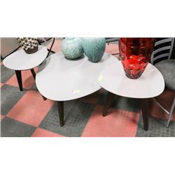 3PC SHOWHOME TRIANGULAR SHAPED END & COFFEE