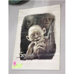 LIMITED EDITION CHARACTER ART PRINT SMEAGAL