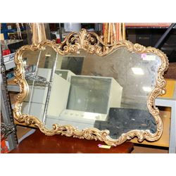 DECORATIVE WALL MIRROR, 38 X 26