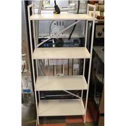 4 TIER METAL SHELF, 24 X 56 X 12