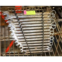 MASTERCRAFT MAXIMUM METRIC OPEN END WRENCH SET