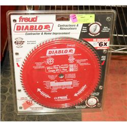 FREUD DIABLO ULTRA FINE CROSSCUT 10" TITANIUM