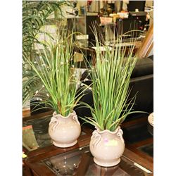PAIR OF SHOWHOME TABLE TOP PLANT ARRANGEMENT WITH