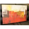 Image 1 : SIGNED SHOWHOME CANVAS ABSTRACT WALL ART
