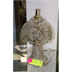 PIN WHEEL CRYSTAL TABLE LAMP