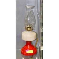 ANTIQUE COAL OIL LAMP