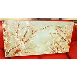 FLORAL CANVAS 36" X 18"