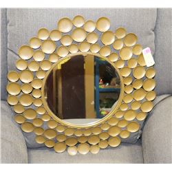 21" METAL DECORATIVE MIRROR