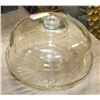 Image 1 : GLASS LIDDED CAKE SERVER
