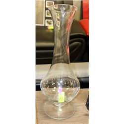 20" TALL LEAD CRYSTAL VASE