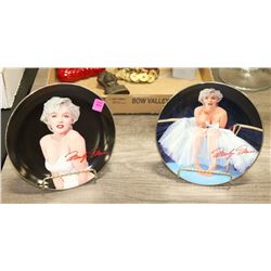 LOT OF 2 MARILYN MONROE COLLECTOR PLATES WITH