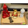 Image 1 : LOT OF ASIAN HOME DECOR INCLUDES BUDDHA & VISHNU